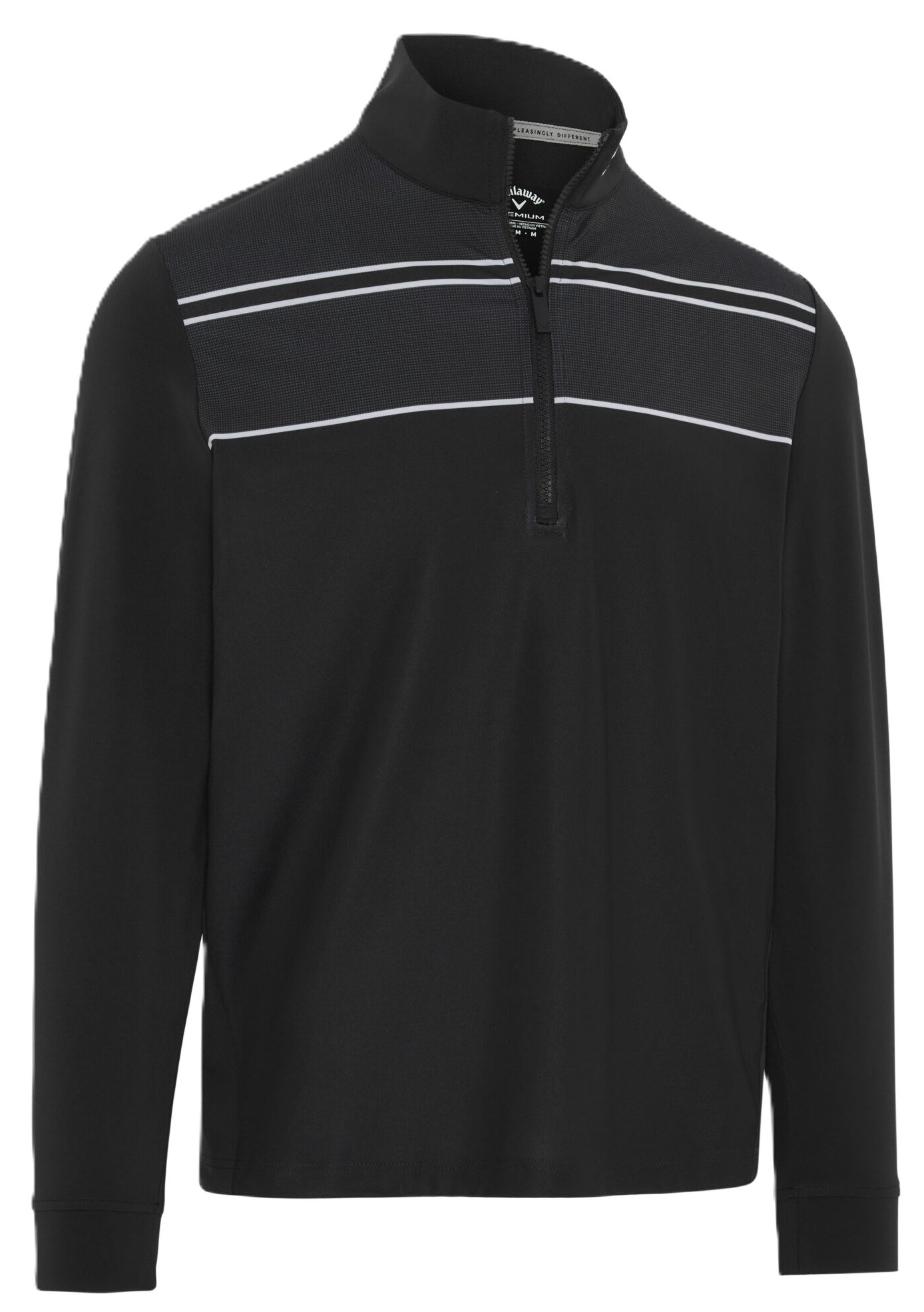 Callaway Blocked Printed pánské polo, caviar