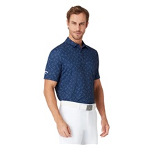 Callaway Blocked Printed pánské polo, tmavě modré