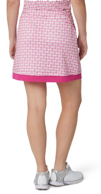 Callaway Deco Geo Printed golfová sukně, fuchsia purple