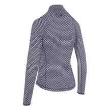 Callaway Scarf Geo Print Long Sleeve dámské polo, peacoat