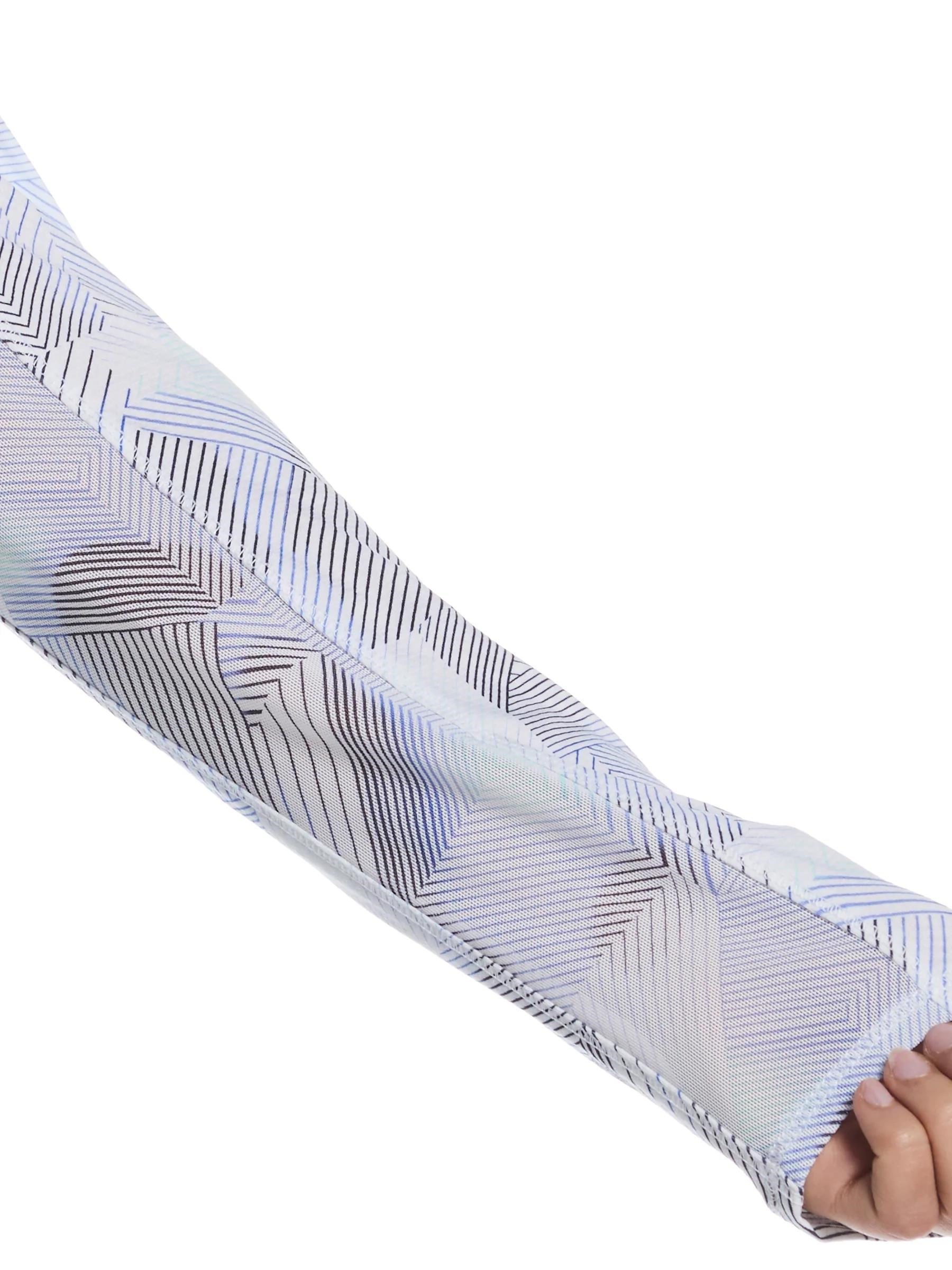 Callaway Active Geo Printed long sleeve dámské polo, brilliant white