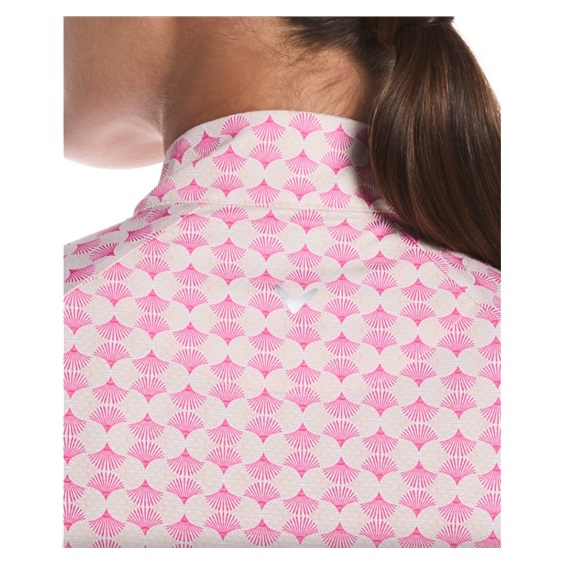 Callaway Deco Geo Printed dámská mikina, fuchsia purple