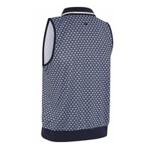 Callaway Scarf Geo Printed Sleeveless dámské polo, peacoat