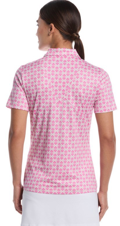 Callaway Deco Geo Print dámské polo, fuchsia purple