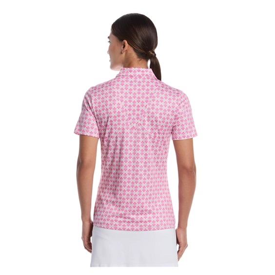 Callaway Deco Geo Print Mesh dámské polo, fuchsia purple