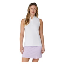 Callaway Rib Play Sleeveless dámské polo, bílé