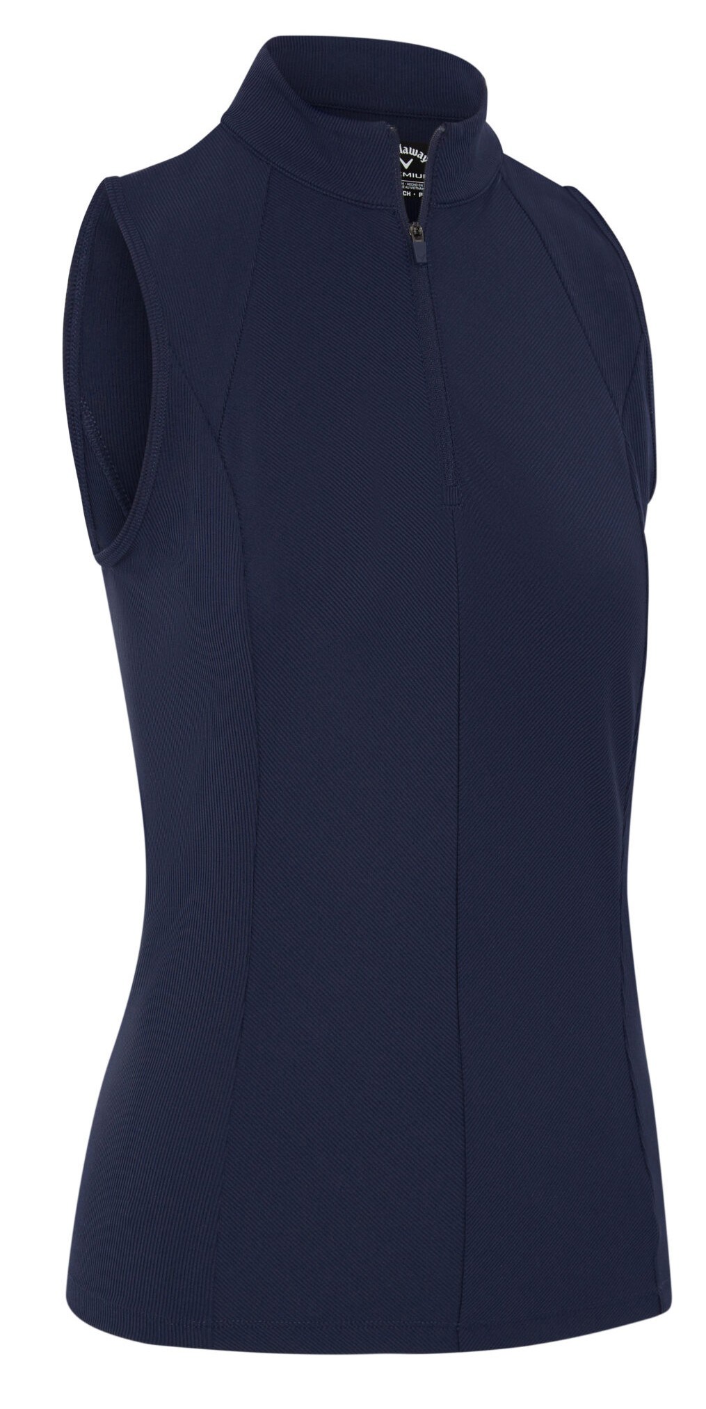 Callaway Rib Play Sleeveless dámské polo, peacoat