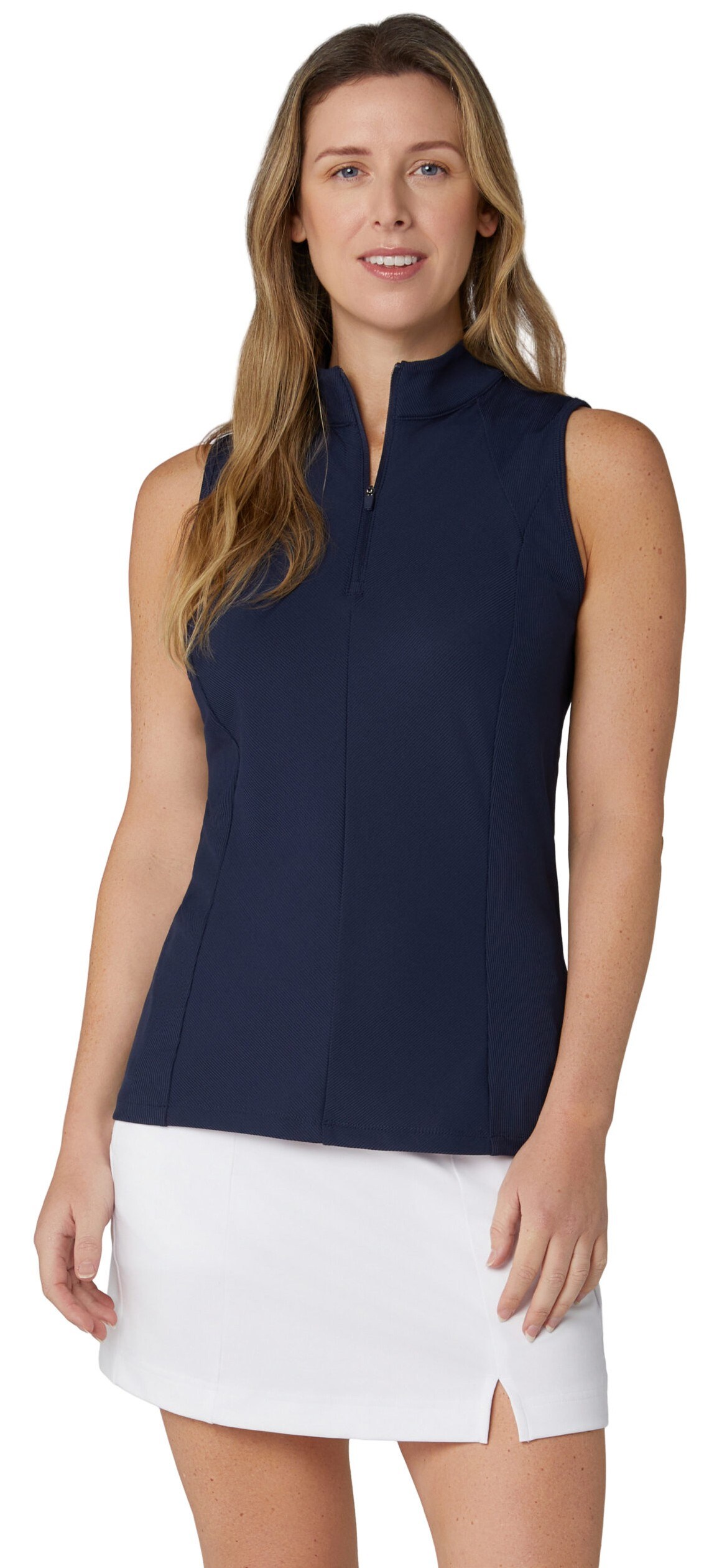 Callaway Rib Play Sleeveless dámské polo, peacoat