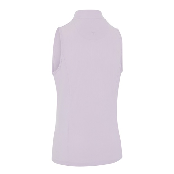 Callaway Rib Play Sleeveless dámské polo, pastel lilac