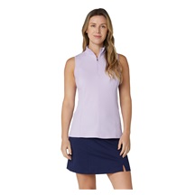 Callaway Rib Play Sleeveless dámské polo, pastel lilac