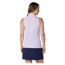 Callaway Rib Play Sleeveless dámské polo, pastel lilac