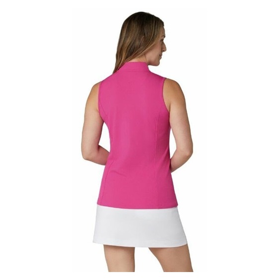 Callaway Rib Play Sleeveless dámské polo, růžové