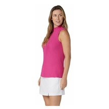 Callaway Rib Play Sleeveless dámské polo, růžové