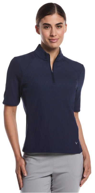 Callaway Rib Play dámské polo, peacoat