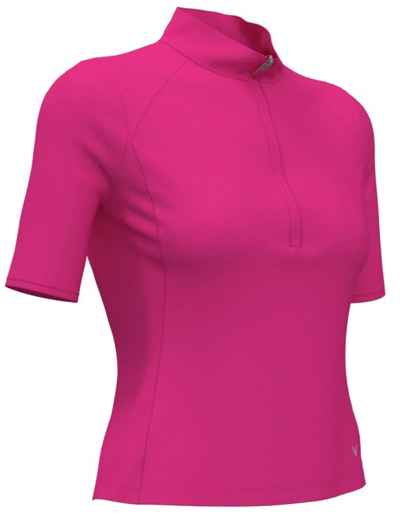Callaway Rib Play dámské polo, fuschia purple