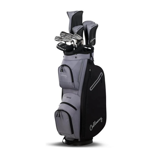 Callaway REVA 11PC Black dámský golfový set, pravý