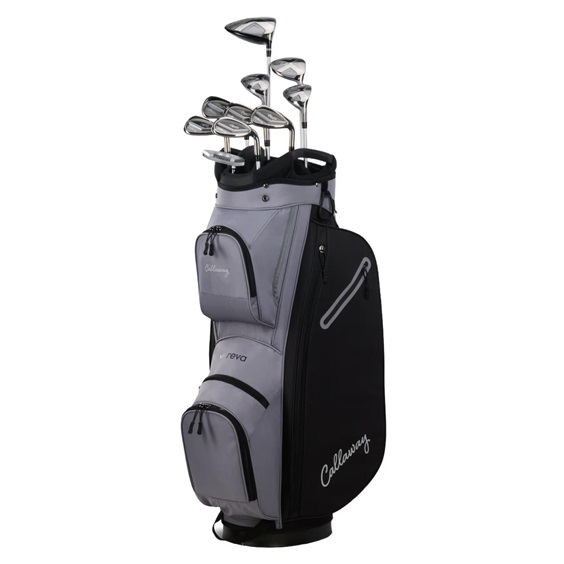 Callaway REVA 11PC Black dámský golfový set, pravý