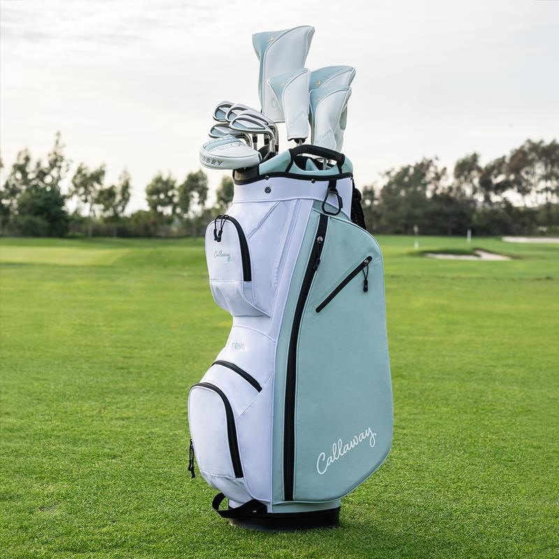 Callaway REVA 11PC Peach/surf dámský golfový set