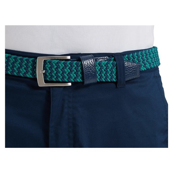 FootJoy Braided unisex opasek, navy/field green