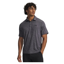 Under Armour Playoff 3.0 Printed pánské polo, castlerock/black