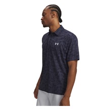 Under Armour Playoff 3.0 Printed pánské polo, midnight navy/white