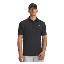 Under Armour Playoff Jacquard pánské polo, black/anthracite