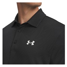 Under Armour Playoff Jacquard pánské polo, black/anthracite