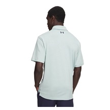 Under Armour Playoff Jacquard pánské polo, enamel blue/illusion green