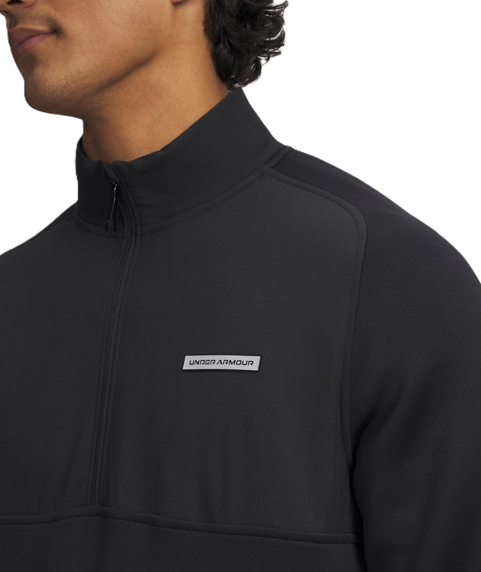Under Armour Drive Pro Hybrid Half Zip pánská mikina, černá