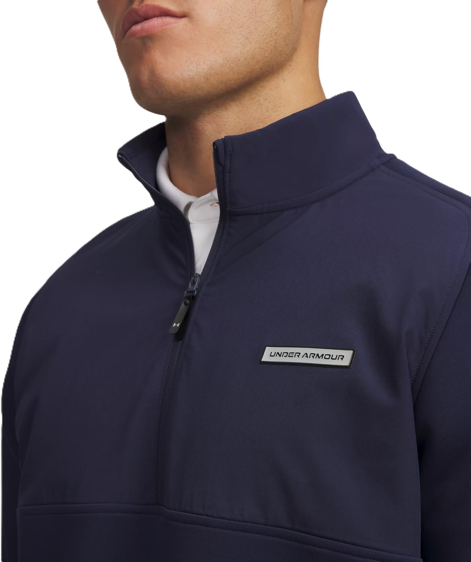Under Armour Drive Pro Hybrid Half Zip pánská mikina, tmavě modrá