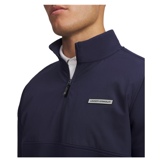 Under Armour Drive Pro Hybrid Half Zip pánská mikina, tmavě modrá