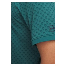 Under Armour ArmourDry Print Rib pánské polo, zelené