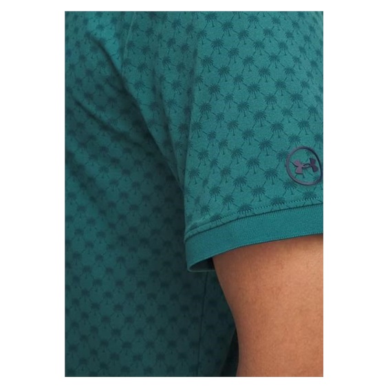 Under Armour ArmourDry Print Rib pánské polo, zelené