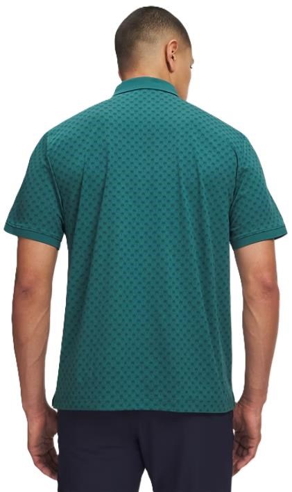 Under Armour ArmourDry Print Rib pánské polo, zelené