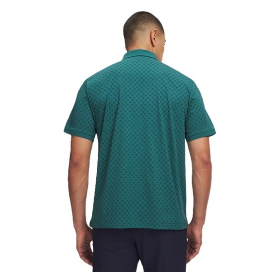 Under Armour ArmourDry Print Rib pánské polo, zelené