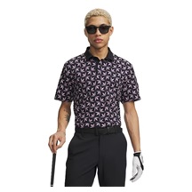 Under Armour ArmourDry Printed pánské polo, black/posh pink/white