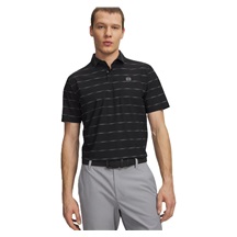 Under Armour Drive Chill Printed pánské polo, black/castlerock/halo gray