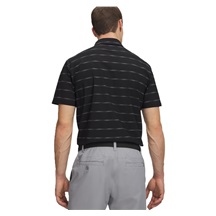 Under Armour Drive Chill Printed pánské polo, black/castlerock/halo gray