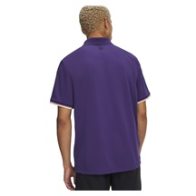 Under Armour Dry Pique pánské polo, mystical purple/black