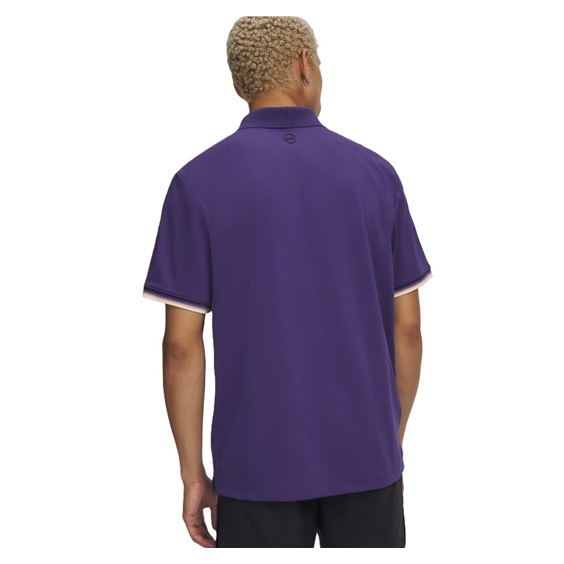 Under Armour Dry Pique pánské polo, mystical purple/black