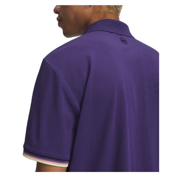 Under Armour Dry Pique pánské polo, mystical purple/black