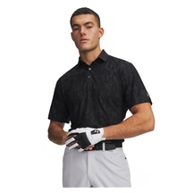 Under Armour Dry Jacquard pánské polo, černé