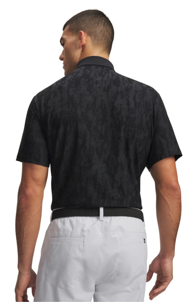 Under Armour Dry Jacquard pánské polo, černé