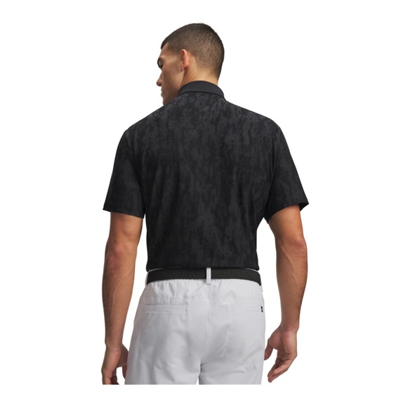 Under Armour Dry Jacquard pánské polo, černé