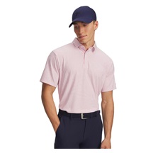 Under Armour Dry Jacquard pánské polo, prime pink/pink dusk