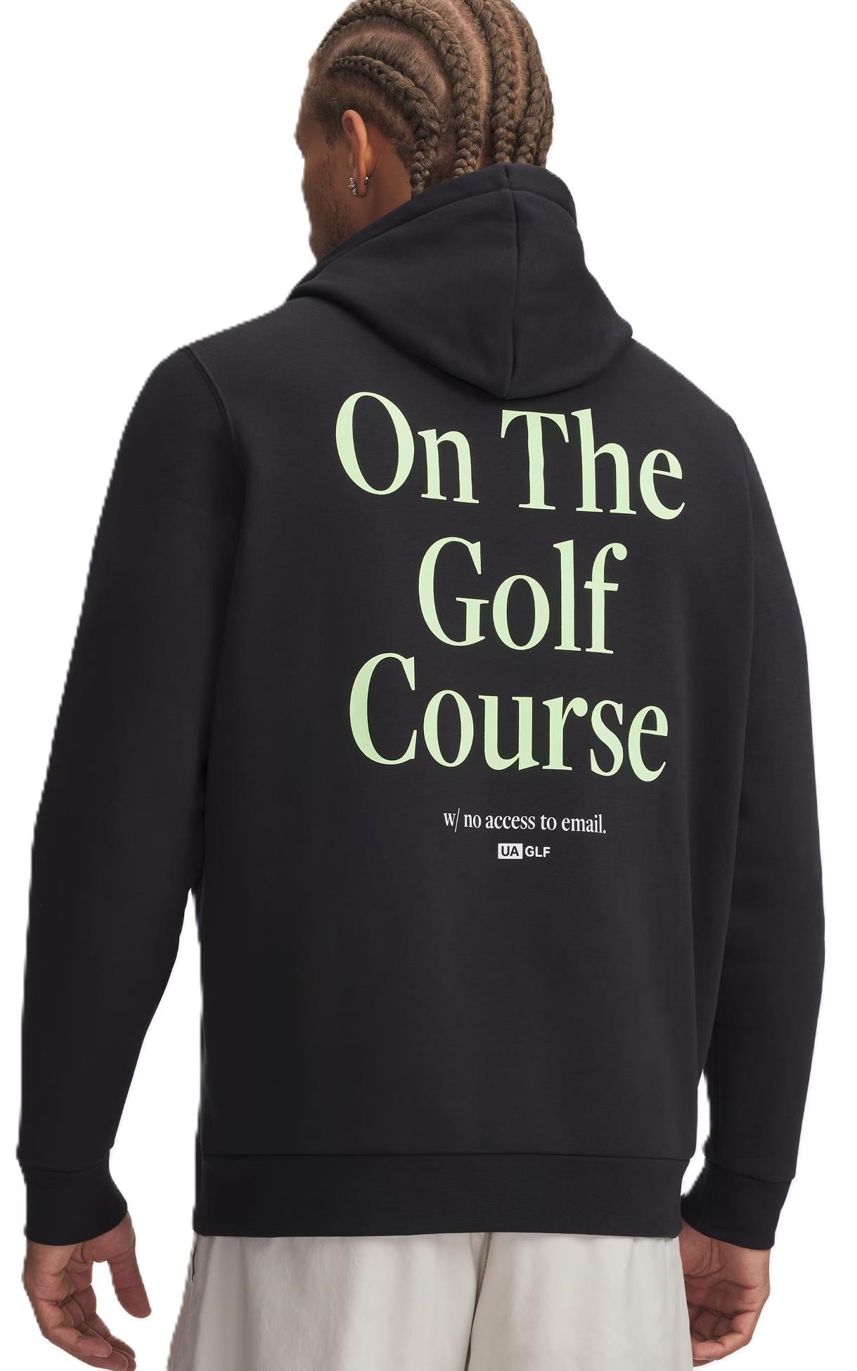 Under Armour Icon Golf Trip Hoodie pánská mikina, černá