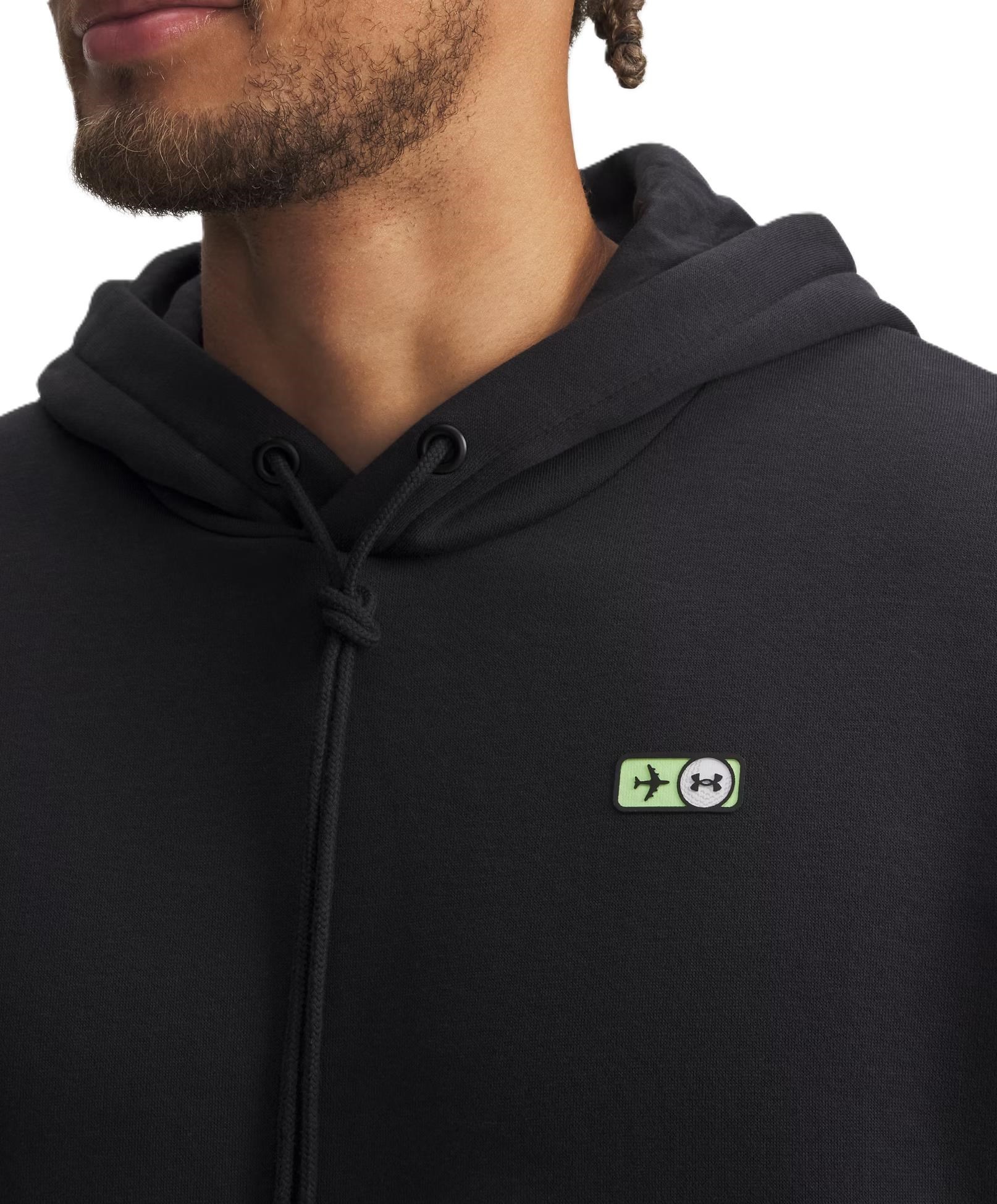 Under Armour Icon Golf Trip Hoodie pánská mikina, černá