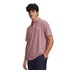 Under Armour Matchplay Printed pánské polo, posh pink/midnight navy