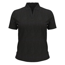 Under Armour Halo Bonded Jacquard dámské polo, černé