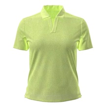 Under Armour Halo Bonded Jacquard dámské polo, fade green